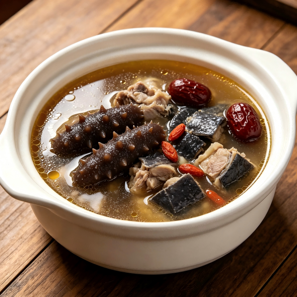 Ginseng Black Chicken & Sea Cucumber Nourishing Soup